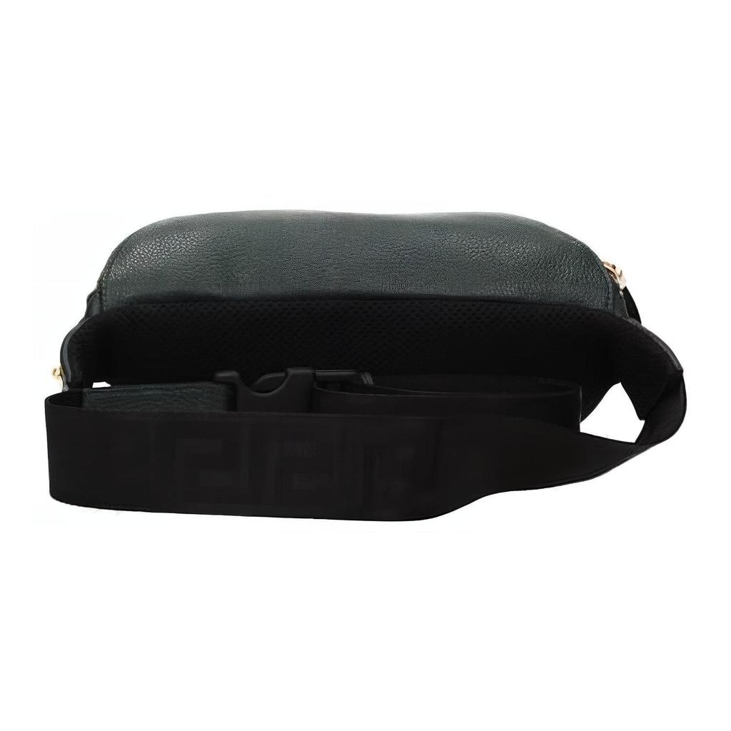 Versace Medusa Head Zipper Leather Shoulder Crossbody Waist Bag Men bags Green 1002884-1A02187-2G82V