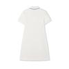 Новое платье с коротким рукавом FILA ORIGINALE Женское Облачно-белое WT F51W529316F-WT