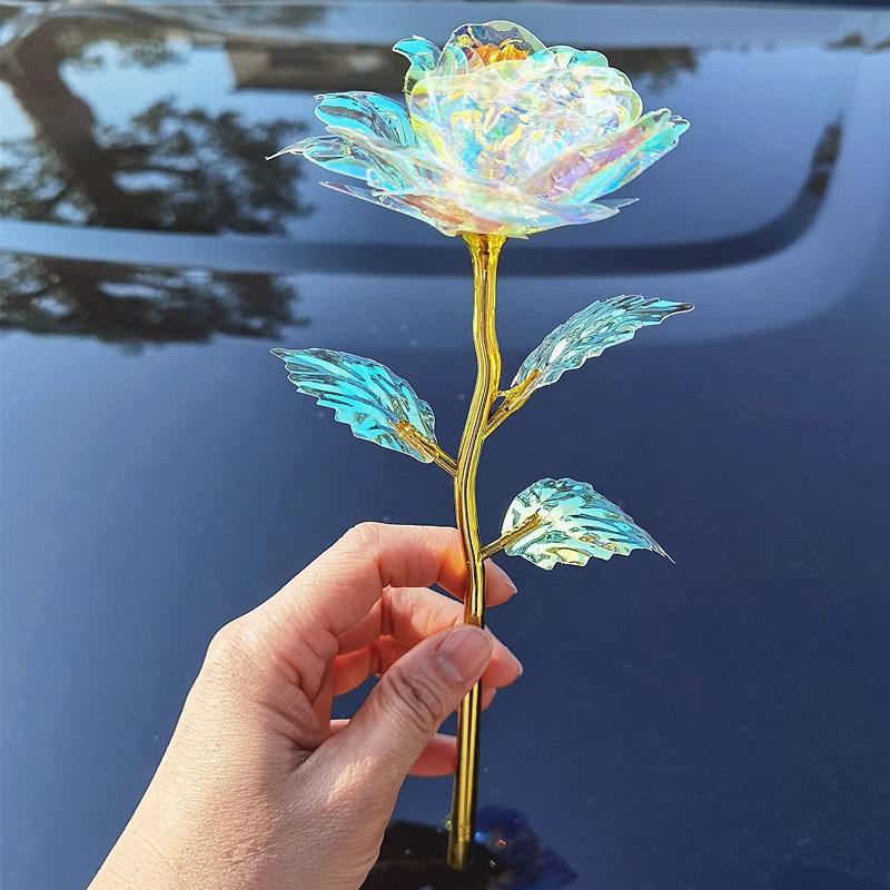 Сияющее Звездное Небо Золотая Роза: Романтический подарок на День святого Валентина для жены, девушки или дня рождения лучшей подруги