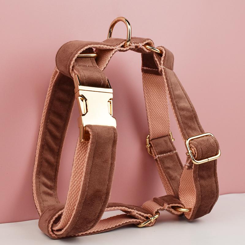 Розовый ошейник и поводок из мяса для собак, набор для собак, именная табличка с гравировкой, зоотовары, поводок для собак, Velvet22