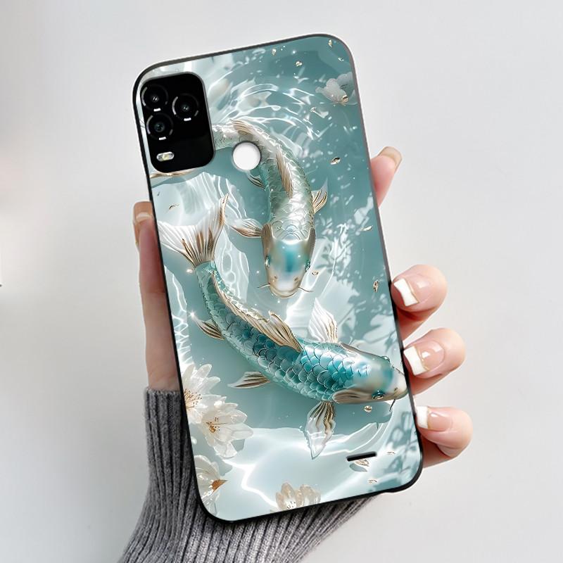 Чехол для телефона BLU G71 Plus G71+ Чехол Роскошный Милый Кролик с Сердечком Мультяшный Забавный Чехол-Оболочка Черный Мягкий Силиконовый Защитный Чехол