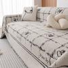 Sofa Cover Fabric Anti Cat Scratch, Non Stick Towel, Seat Cushion, Plush, All Season Universal Cover, Machine Washable, Full Cover, Non Slip Blanket