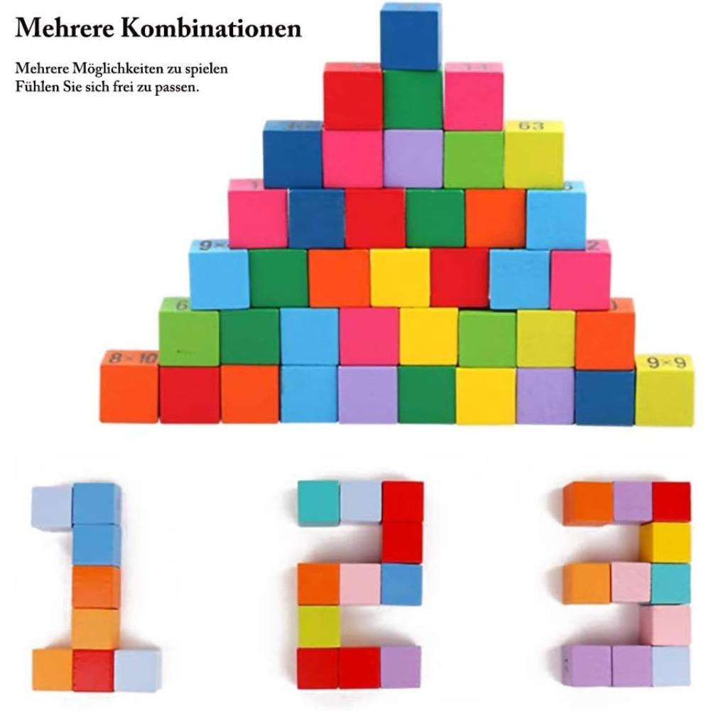 Деревянная счетная доска для изучения чисел 1 x 1, игрушка для изучения математики, красочные деревянные игрушечные броски, вычислительная доска, обучающие математические игры