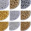 Главная Товары для вечеринок Для браслетов Ожерелье Золотые серебряные сплавы Глянцевые бусины Новые ретро 4/6/8/10 мм Изготовление аксессуаров Металлические разделительные бусины Креативные