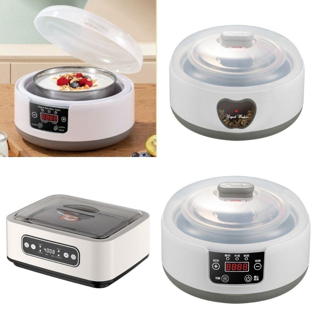 Easy To Clean Yogurt Maker 1/5/9-cup Ice Cream Pudding Maker Electric Yogurt Maker Household Use