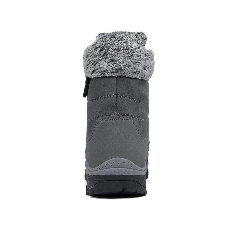 Сапоги унисекс, водонепроницаемые уличные зимние ботинки, теплые и бархатные женские зимние ботинки с высоким берцем