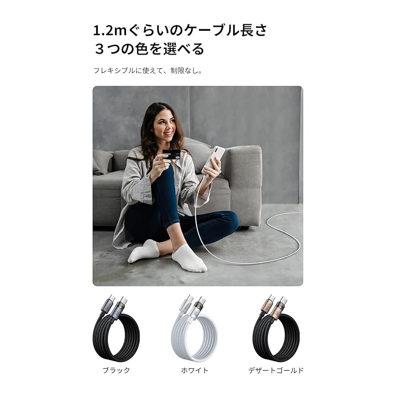 Кабель Mcdodo USB-C — USB-C, кабель быстрой зарядки PD 100 Вт, тип C, MacBook, iPad, iPhone 16/15, Xperia, Galaxy Pixel Switch, совместимый с Android и т. д.