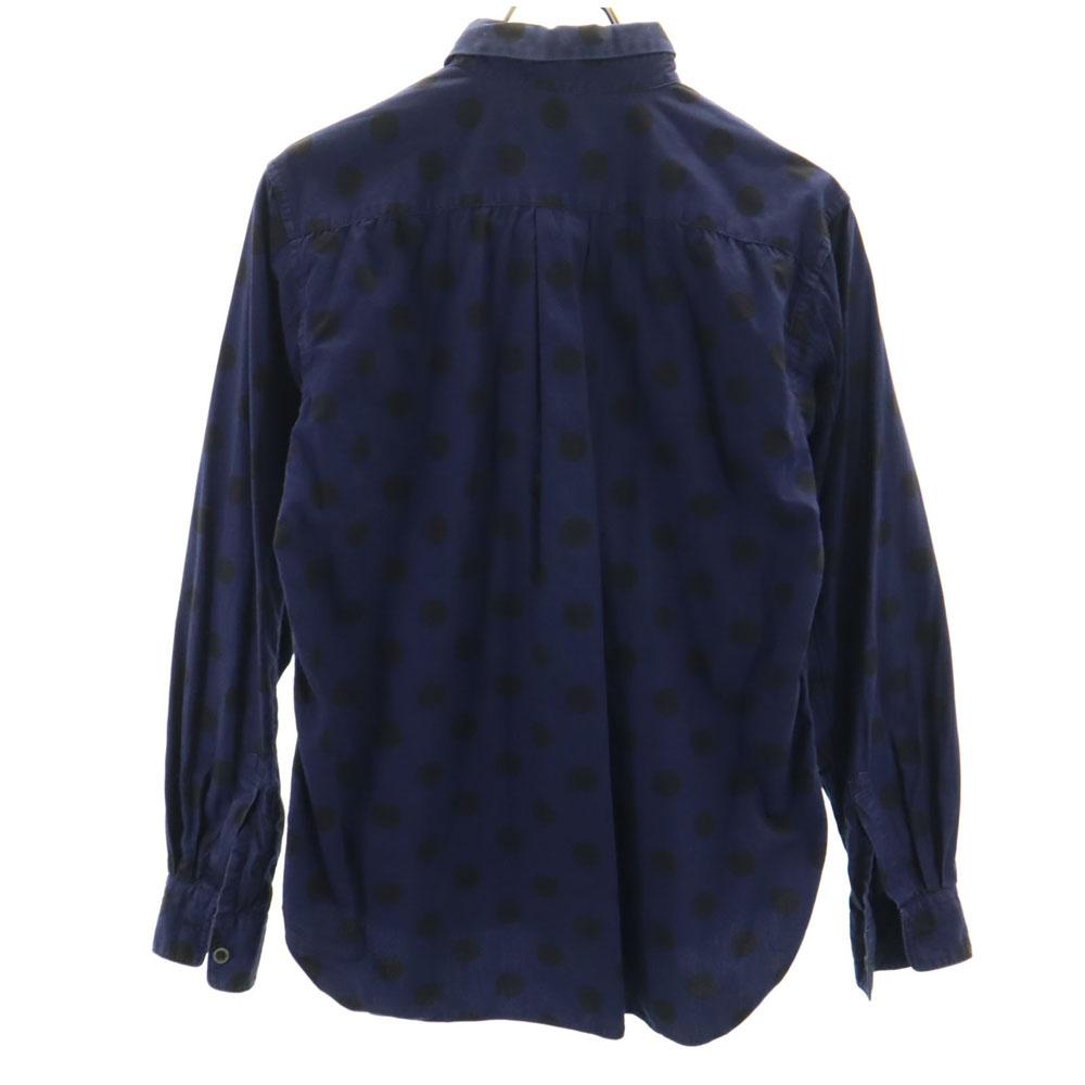 BLACK COMME des GARCONS 2011 сделано в Японии Рубашка с длинным рукавом в горошек Мужская Б/У