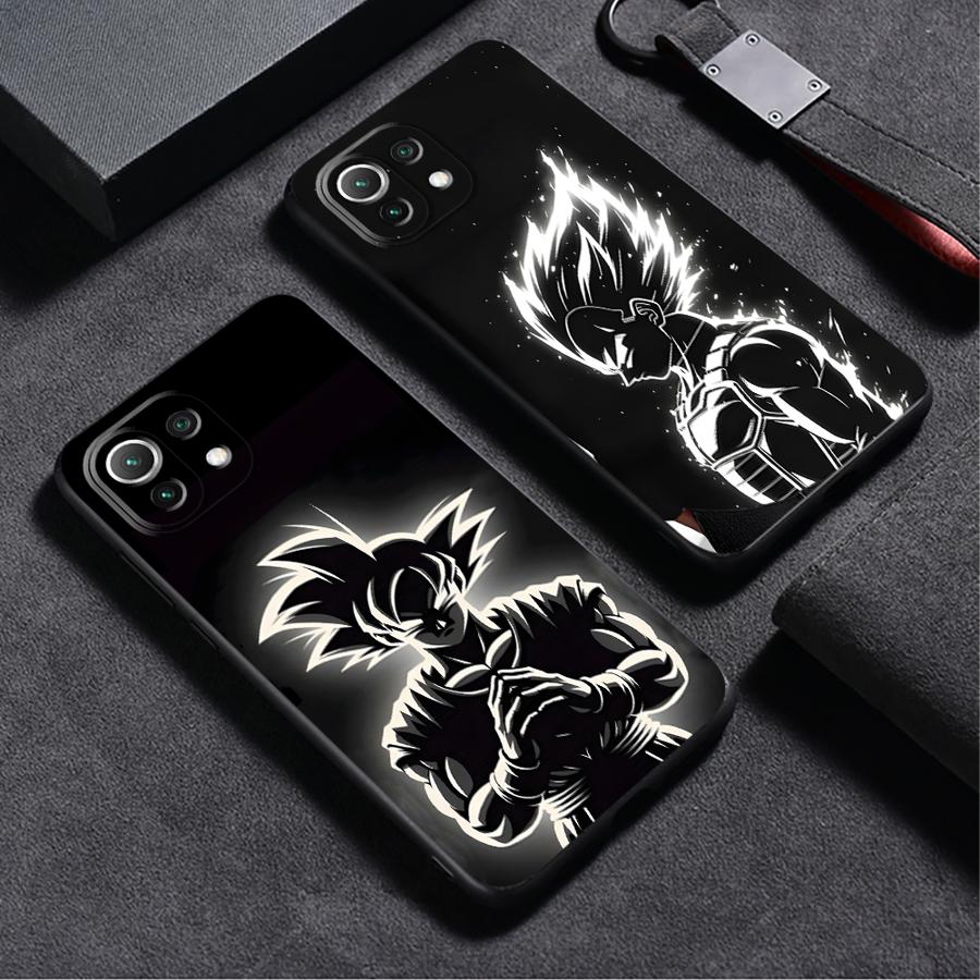 Dragon Ball Goku Vegeta Black Soft Phone Cover Case for Xiaomi Mi 10T 13Lite 11 Lite 12 Lite 15 11T Pro 12T 14 Pro 12x
