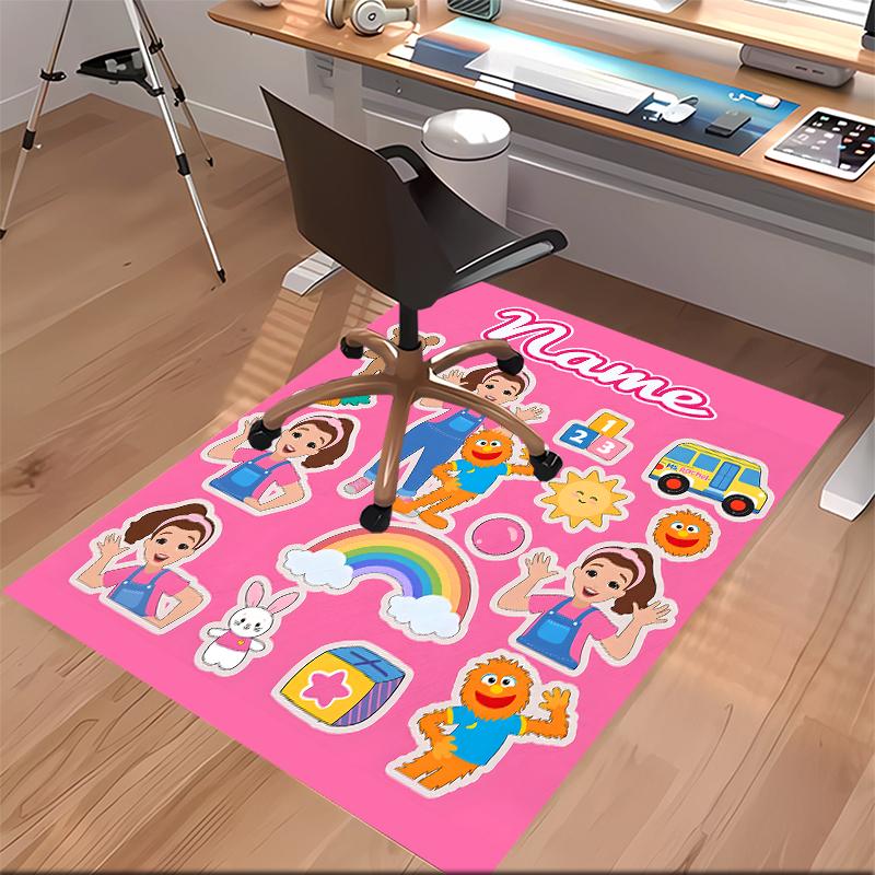 Custom personalization Ms. Rachel Print Area Rug - Soft, Washable Non-Slip Indoor Mat,Living Room,Home&Office Decorative Rug
