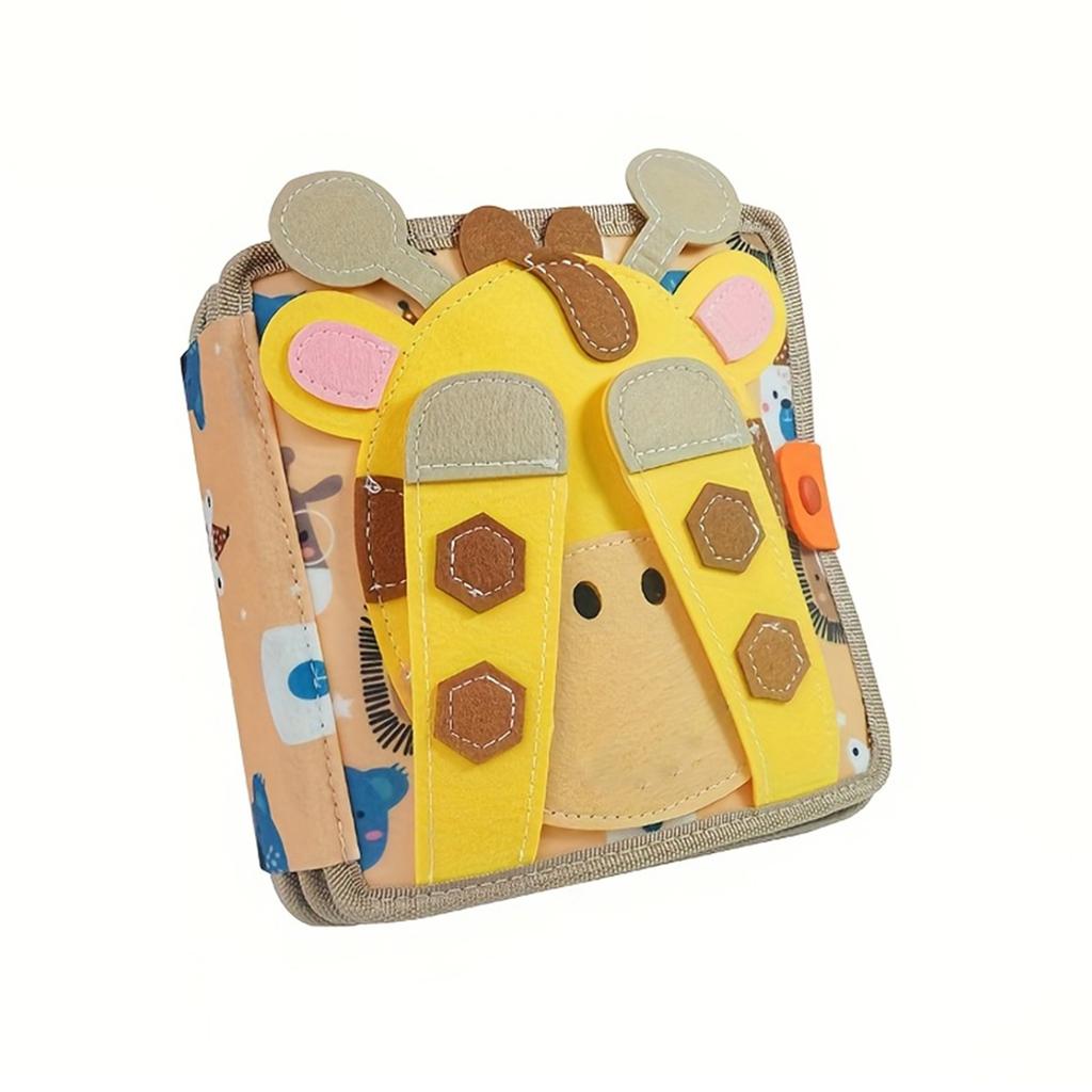 Little Deer Book Quiet Book Early Education Enlightenment Baby Cloth Book Toy