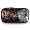 Spacious Black Myth Wu Kong Pencil Case Stylish Polyester Design For Students
