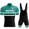 BERRIA Team Cycling Jersey Sets Summer Short Sleeve Mens Road Racing Bike Clothing Airproof MTB Bib Suit Ropa Ciclismo