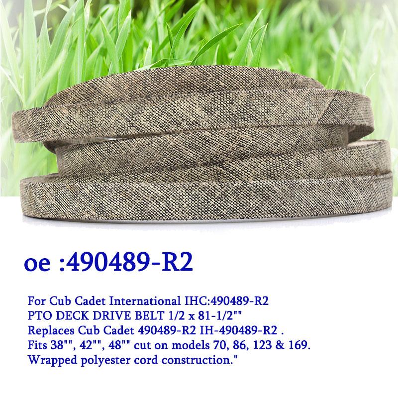 A79 Lawn Mower Replacement V-Belt 1/2" Width 81 1/2" Length Aramid for Cub Cadet 490489-R2