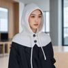 Женский осенне-зимний комплект: вязаная шапка с капюшоном и шарф – Теплый, защита ушей и от холода