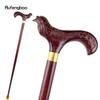 Red Bird Phoenix Wooden Single Joint Fashion Walking Stick Decorative Cospaly Cane Halloween Mace Crutch Wand Crosier 97cm