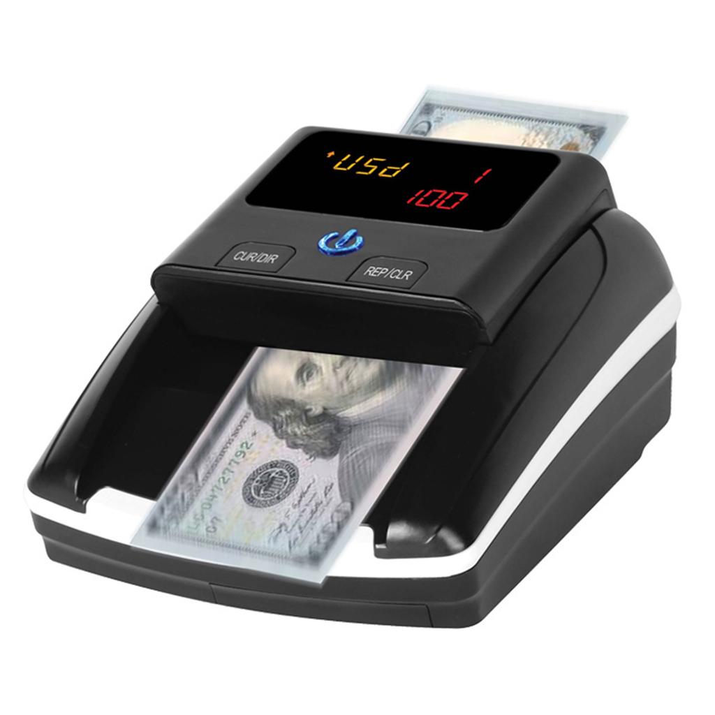 Portable Mini Money Counter Counterfeit Bill Detector Automatic Money Detection By UV MG IR Image