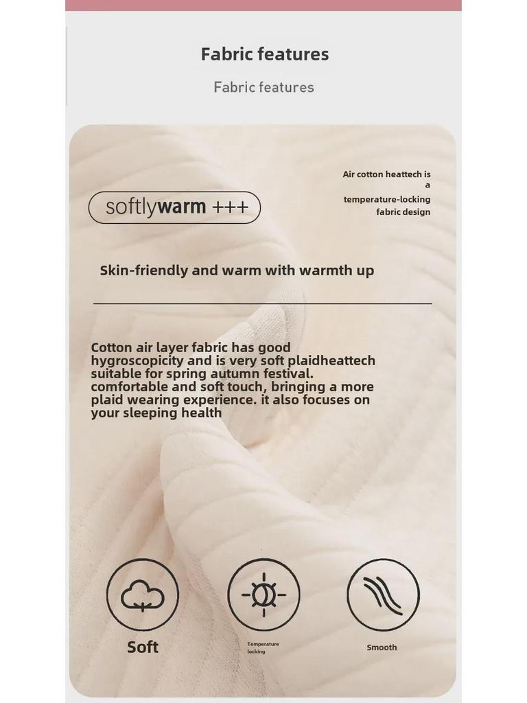 Cozy Winter Air Cotton Couple Pajamas Set: Warm Pullover Suit for Men and Women, Perfect for Home or Outdoor Wear