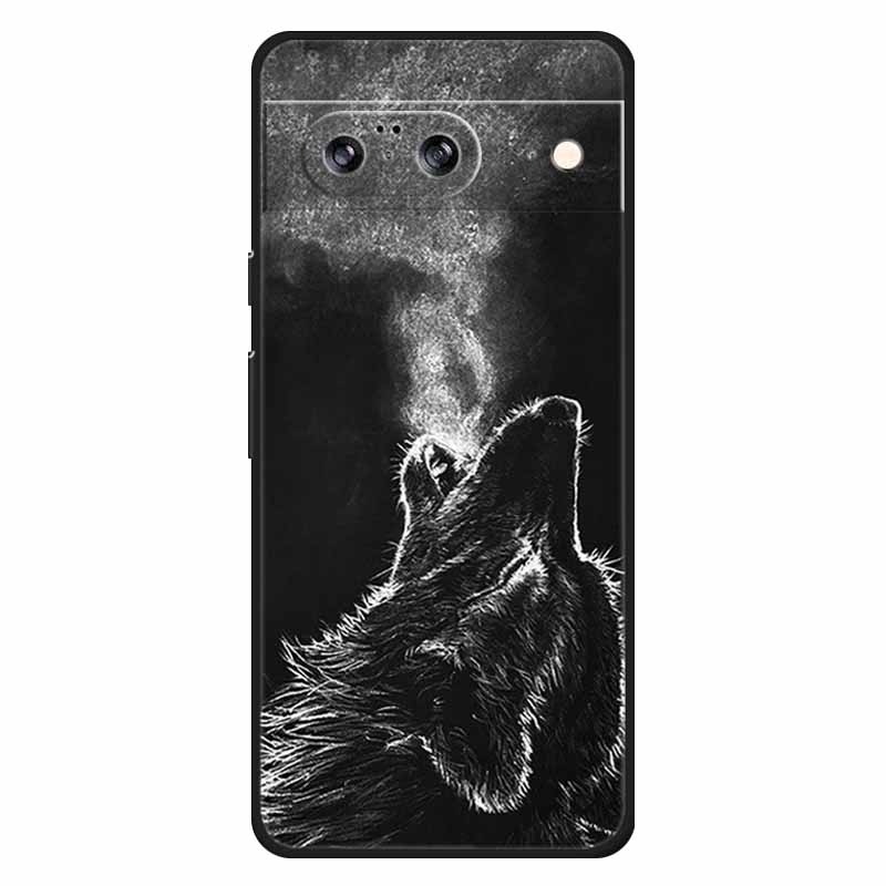 Для Google Pixel 8 / 8pro Чехол Мягкий Силикон Лев Сова Роскошные Задние Крышки Для Google Pixel 8 Pro Чехлы Pixel8 Мультяшные Корпуса