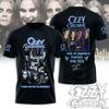 3D-печатная футболка Hot Rock Ozzy Band для мужчин и женщин, Спортивная футболка с круглым вырезом и коротким рукавом в стиле хип-хоп, Мужская одежда