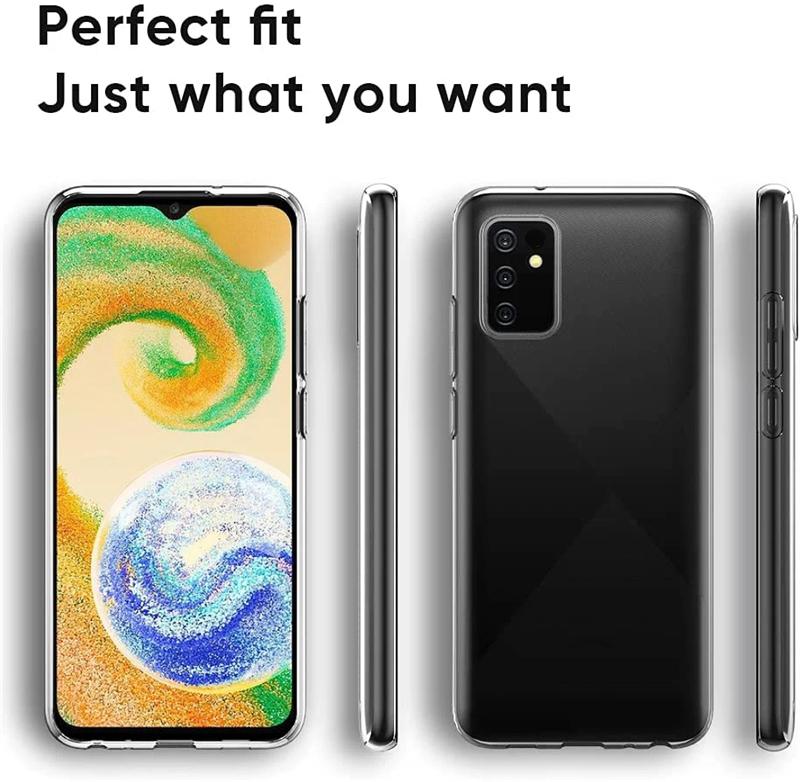 Чехол для телефона Samsung Galaxy A04s Кристально прозрачный Мягкий силиконовый чехол для телефона На Для Samsung A04s A04 S galaxyA04s Прозрачная задняя крышка из ТПУ