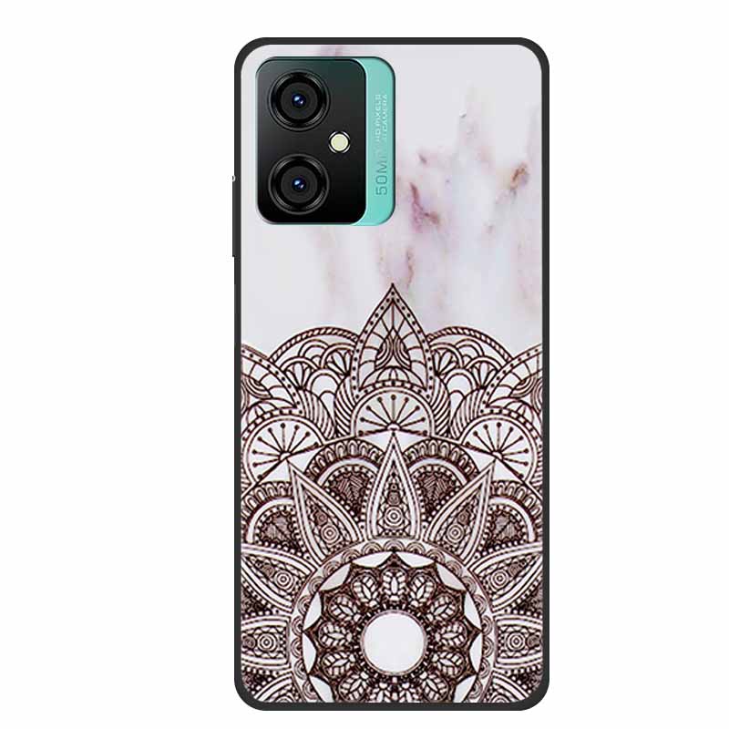 For Blackview Oscal C70 Case Soft Silicone TPU Back Cover for OscalC70 Fundas Blackview C70 Phone Cover Iridescent Marble Bumper