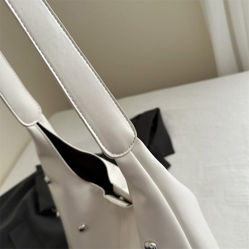 Сумки-полумесяцы через плечо для женщин Милые сумки-хобо Подмышечные сумки Панк Клатчи с заклепками Кошелек с пряжками