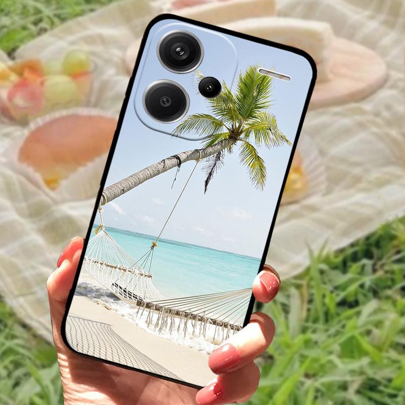 Для Xiaomi Redmi Note 13 Pro Plus Чехлы Мягкий ТПУ Мраморная Задняя Панель Телефона На Redmi Note13 Pro+ Силиконовый Чехол Note13Pro Plus 5G Funda