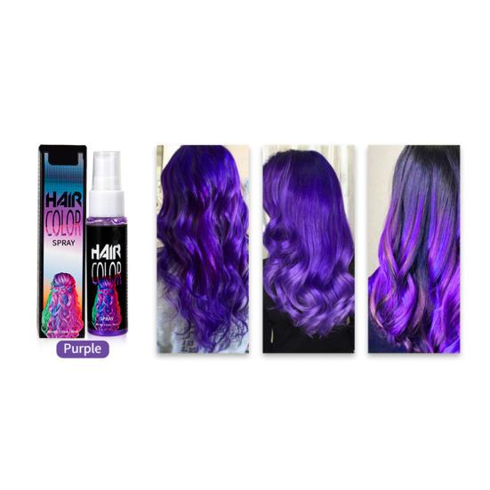 30 мл одноразовая краска для волос в спрее быстросохнущая натуральная растительная краска для мужчин и женщин временная мгновенная краска для волос краситель для Хэллоуина косплей вечеринка макияж реквизит