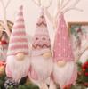 3pcs Christmas Hanging Decorations, Swedish Handmade Plush Santa Elves, Holiday Tree Ornaments, Home Christmas Decor