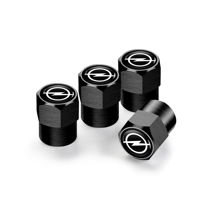 4Pcs Car Logo Wheel Tire Valve Stem Caps Cover For Opel Corsa Astra Insignia Vectra Zafira Meriva Mokka Grandland Vivaro Antara IE0