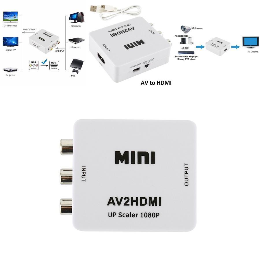 Кабель-переходник MiniAV на HDMI с высокоскоростной передачей для домашнего кинотеатра