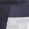 adidas Дышащие трусы-боксеры с буквенным принтом, 2 пары, мужское нижнее белье 4A4M51-908