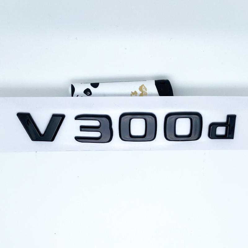 3D Letters V260L V220d V250d V300d Emblem for Mercedes Benz V W447 Car Fender Badge Trunk Nameplate Logo Sticker XC7