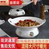 Керамическая тарелка для приготовления рыбы на пару и подсвечник Huihuang