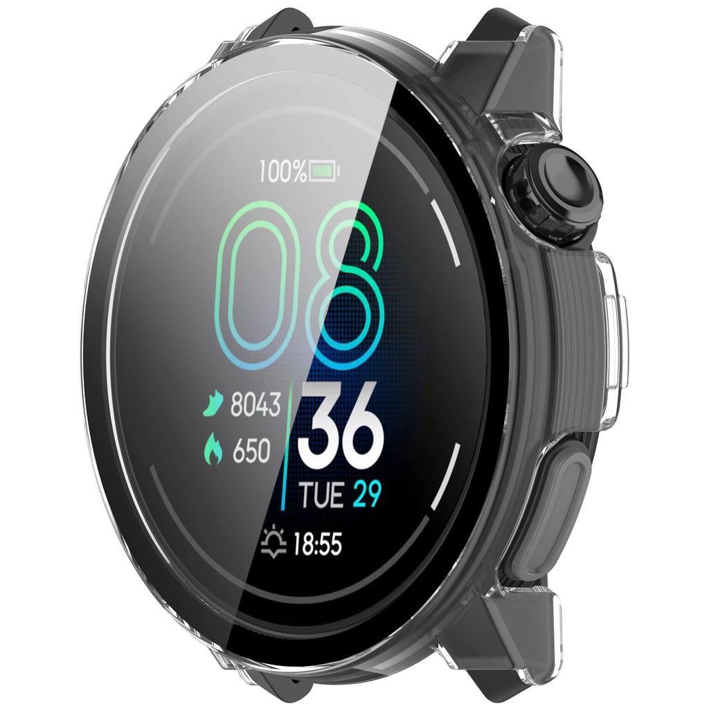 Защитная пленка для экрана из твердого стекла Smartwatch Full Frame Case для умных часов Coros PACE Pro Smart Watch Защитный бампер