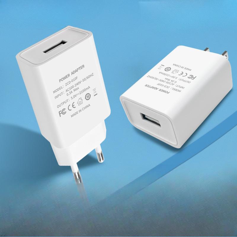 5V2A Mobile Phone Charger USB Plug European and American Charging Head Multi-function Universal Power Adapter