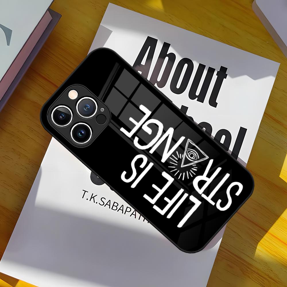 Чехол для телефона Caulfield Life Is Strange 2 Закаленное стекло Задняя крышка для iPhone 15 Pro Max 14 Pro 12 11 13 Mini X XR XS 8 7 Plus SE