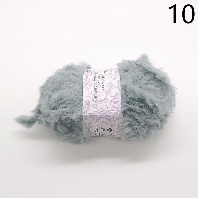 50 г/рулон пряжи из искусственного меха, мохера, шерсти, кашемировой пряжи, зимняя пряжа для самостоятельного ручного вязания крючком, свитер, нитки, детская одежда, шарф, шапка, пряжа