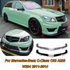 Для Mercedes-Benz C-Class C63 AMG W204 2011-2014 автомобильный передний бампер сплиттер диффузор кузов комплект детали для модификации автомобилей