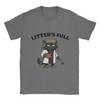 Funny Litters Full Cat  Men's T Shirts  Vintage Tee Shirt Short Sleeve Round Collar T-Shirts 100% Cotton Summer Tops