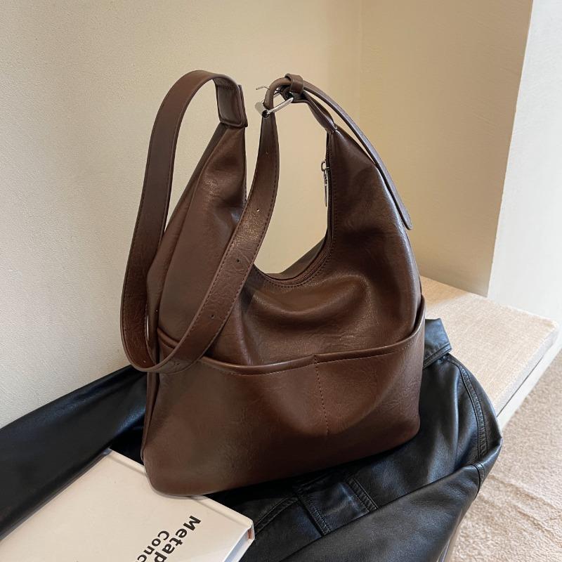 Retro Underarm Bag Women's New Versatile Fashion Tote Bag Niche Large Capacity Mother and Child Shoulder Bag