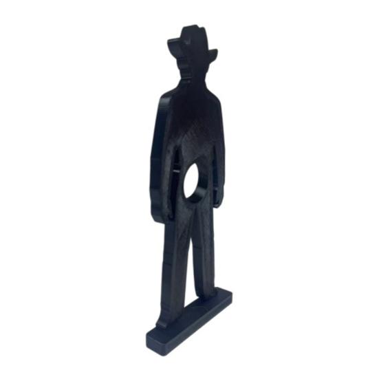 Housewarming Presents for Wine Lovers 3D Printed Cowboy Rack, Creative Bottle Holder, Stable Desktop Figure Stand Art Ornament Home Kitchen