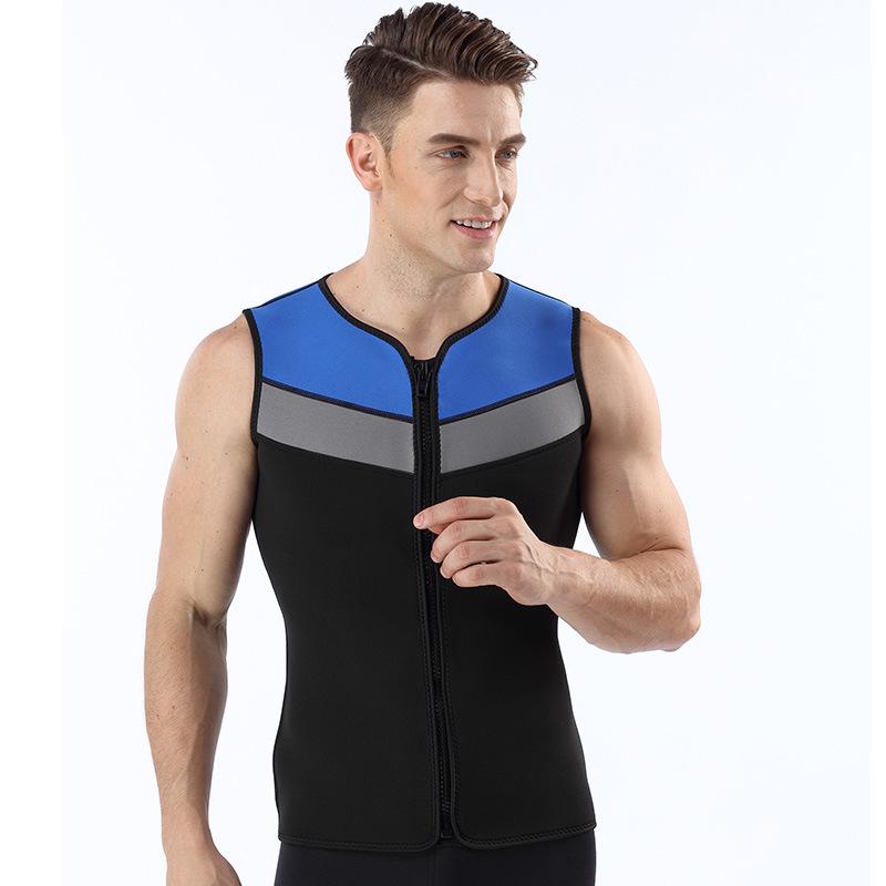 Мужской резиновый жилет для дайвинга толщиной 3 мм для защиты от холода и тепла