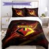 Watford Football Printed 3 Pieces Bedding Set, Comfortable Skin Friendly Bedroom Duvet Cover Set
