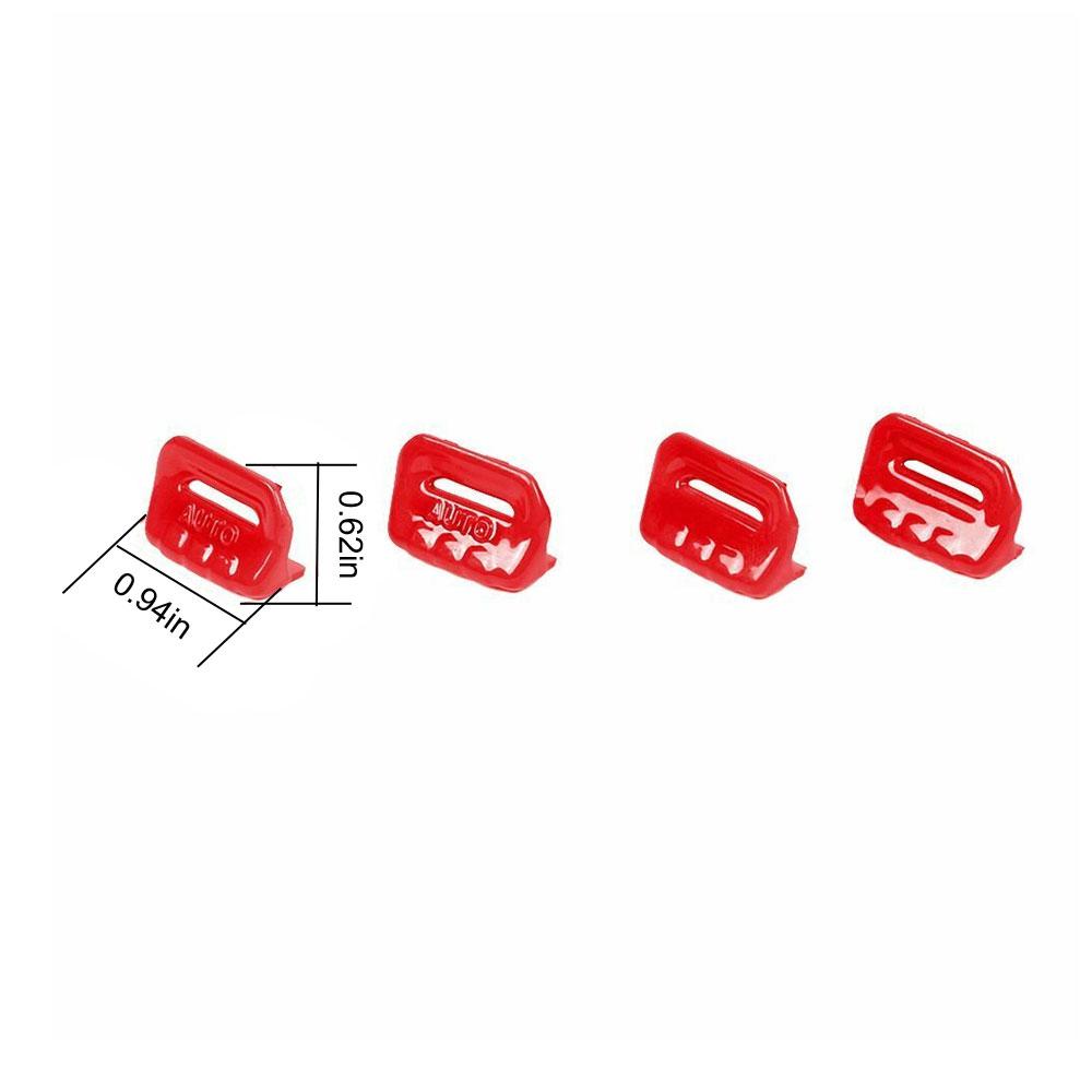 4pcs Car Window Lift Switch Control Decor Cap Car Button Trim Cover Auto Interior Accessories for Jeep Wrangler JL JT 2018+