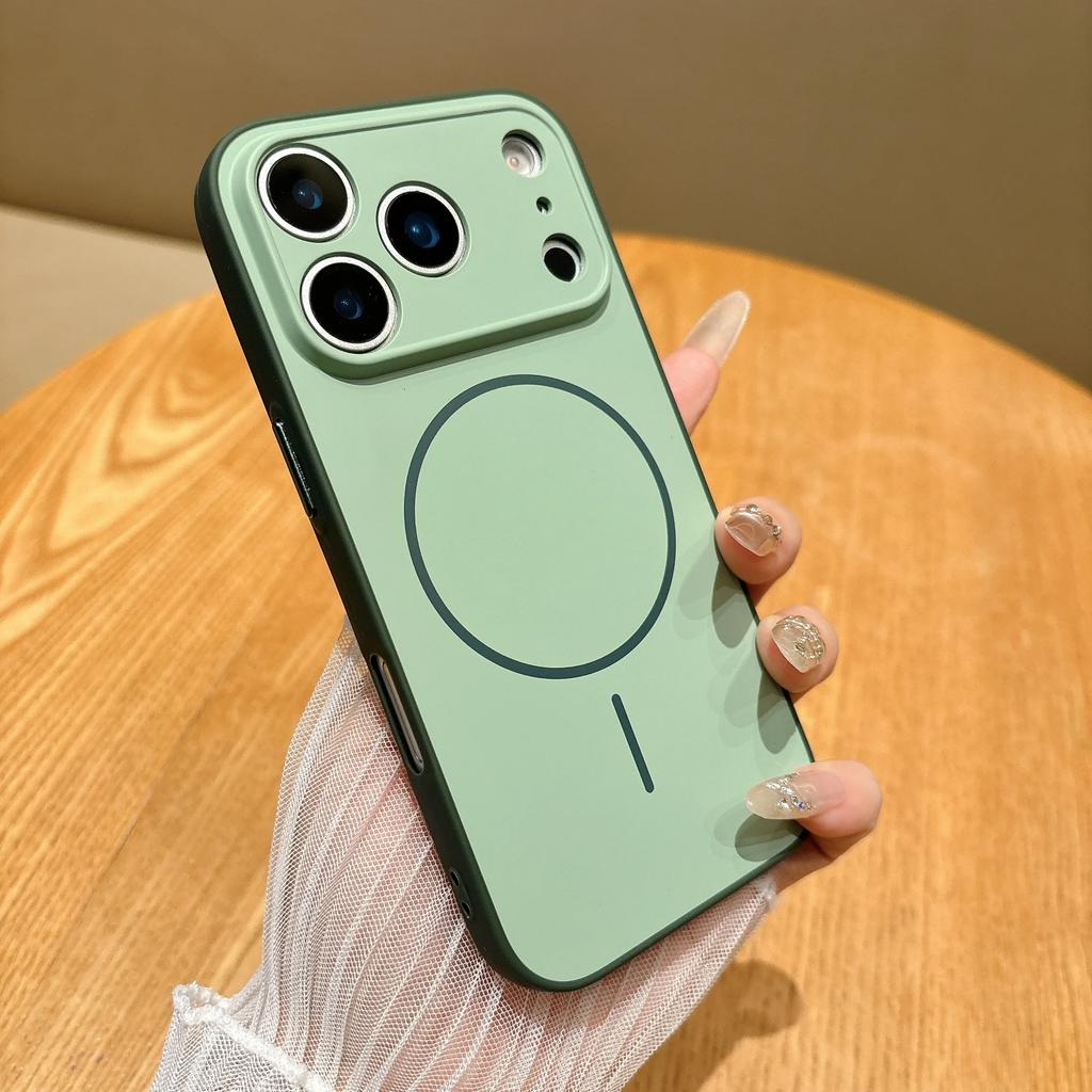 Для Magsafe Магнитный Беспроводной Зарядный Чехол Для iPhone 15 15Plus Плюс + Pro Max 16 E 16E 17 AiR 17Air Силиконовый Ударопрочный Чехол