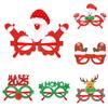 Рождественское украшение Санта Клаус Снеговик Очки Взрослый Ребенок Рождественский реквизит Вечеринка