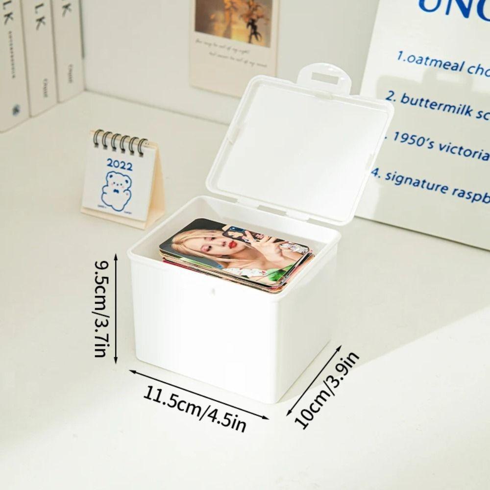 Коробка для коллекции K-pop Белый декор для рабочего стола Новая коробка для хранения