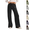 Women'S Wide-Leg Sweatpants High Waist Loose Sweatpants Drawstring Sports Jogging Pants